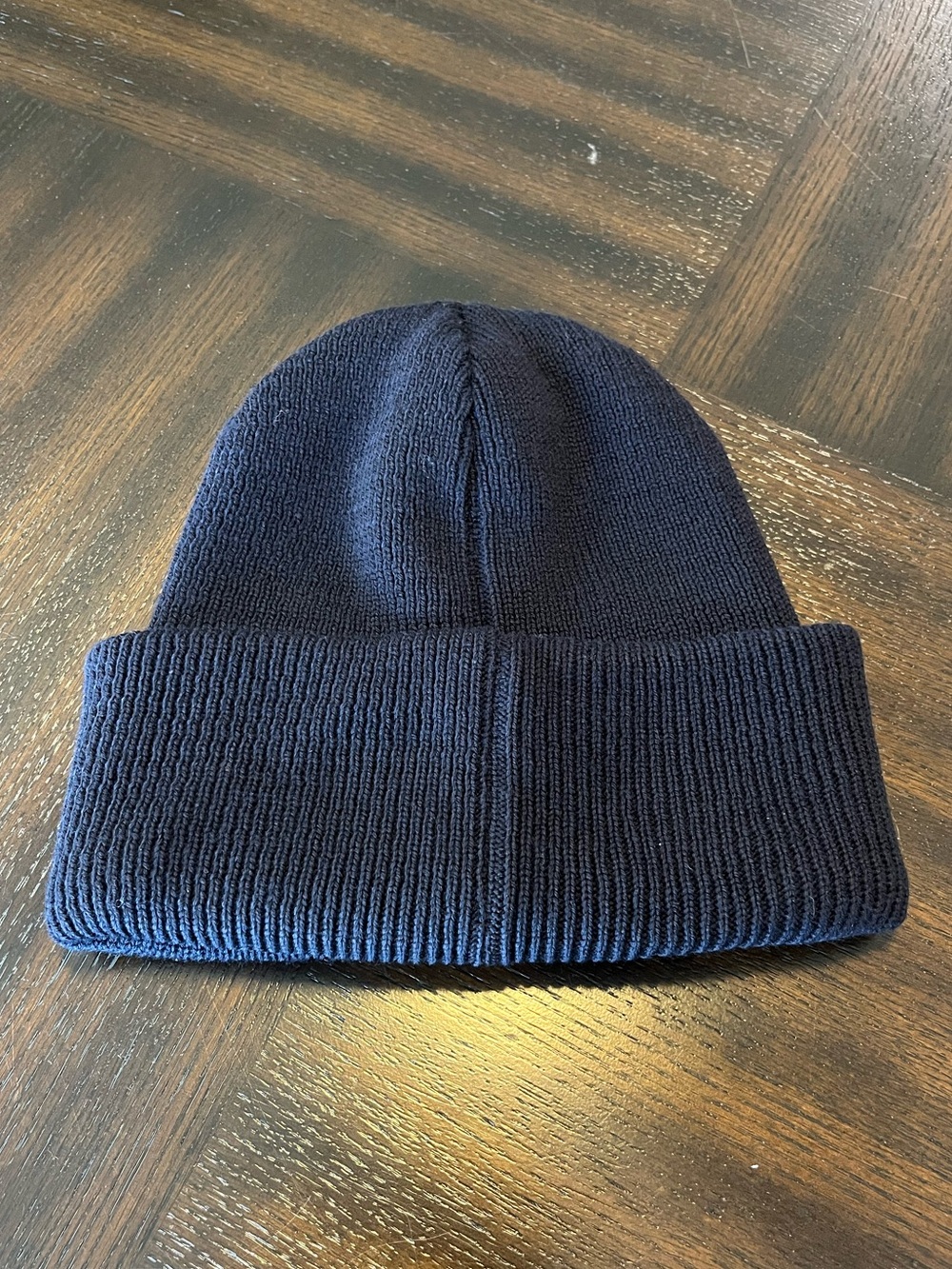 Canada Goose Arctic Toque Wool Beanie Navy Blue - Picture 4 of 10